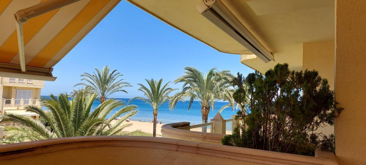Estupendo Apartamento En Primera Linea De Playa Y Con Vistas Al Mar เดเนีย ภายนอก รูปภาพ